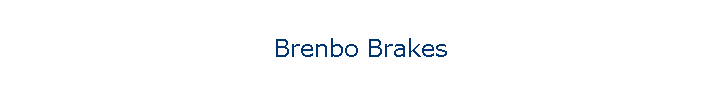 Brenbo Brakes