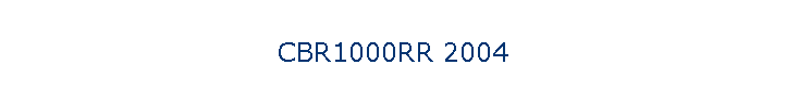 CBR1000RR 2004